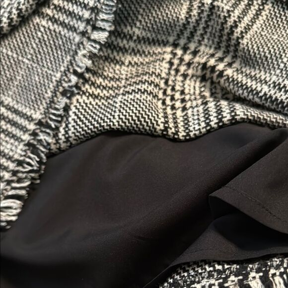 🌹ICONE PAR SIMONS FRINGE PLAID SKIRT - Picture 3 of 4